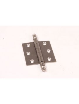 scharnier sierknop maat 63mm in Blank ijzer.