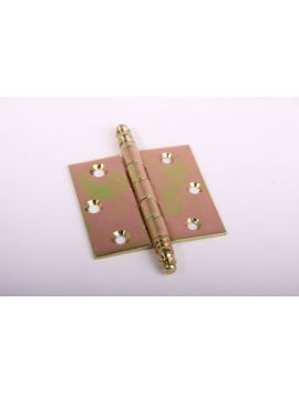 scharnier sierknop maat 76mm in Geel verzinkt.