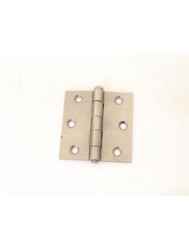 scharnier bolknop maat 63mm in Blank ijzer.