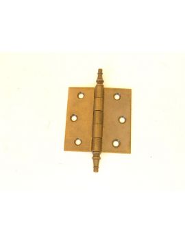 scharnier vaaskop maat 90mm in Brons antiek.