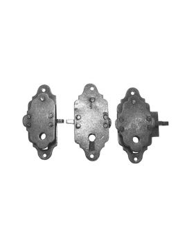 slot maat 25mm in Brons antiek.