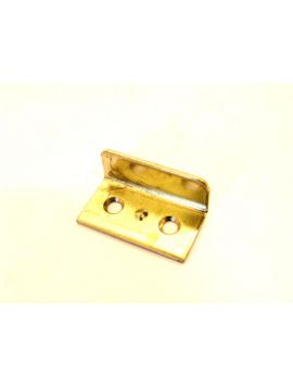 aanslaghoekje maat 30x17mm in Ijzer Messing.