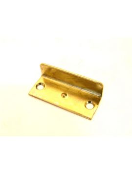 aanslaghoekje maat 40x17x13mm in Ijzer Messing.