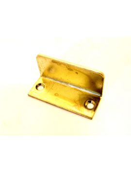 aanslaghoekje maat 40x17x20mm in Ijzer Messing.