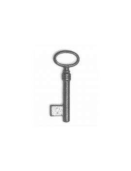 sleutel maat 60mm in Blank ijzer.