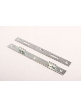 bed beslag maat 180mm in Wit verzinkt.
