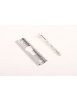 bed beslag maat 60mm in Wit verzinkt.