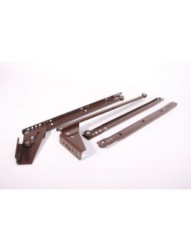 klepladegeleider maat 10 x 35mm in Bruin.
