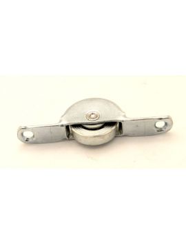 wieltje maat 80 x 24mm in Wit verzinkt.