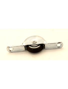 wieltje maat 80 x 24mm in Wit verzinkt.