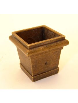 voetje maat 34 x 27mm in Brons antiek.