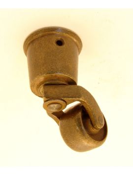 wieltje 1 1/4 st maat 32 x 67mm in Brons antiek.