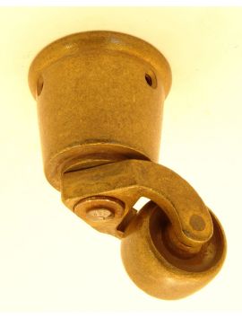 wieltje 1 1/2 st maat 38 x 70mm in Brons antiek.