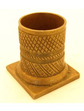 Voetje maat 68 x 38mm in Brons antiek.