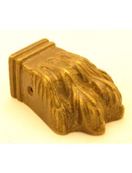 leeuwpoot maat 67mm in Brons antiek.
