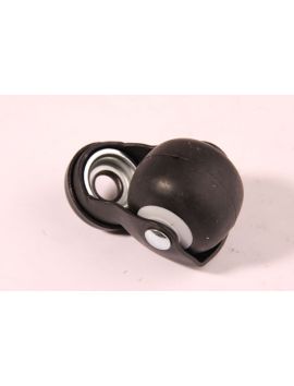 wieltje met gat maat 55mm in Zwart.