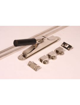 Espagnoletsluiting Bauhaus 988 maat 2400mm in Blinkend nikkel.