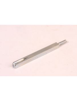 pen met M6 schroefdraad maat 8xM6mm in Wit verzinkt.