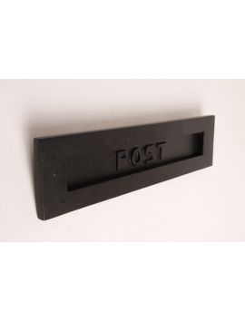 brievenbus 'Post' maat 257x36mm in Zwart.