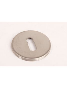 Sleutelrozet geborsteld blind maat 51mm in Massief RVS.