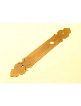 deurplaat maat 280mm in Brons antiek.
