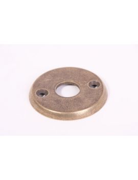 rozet rond maat 50mm in Brons antiek.