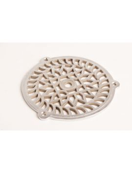 rooster maat 160mm in Geborsteld Chroom.