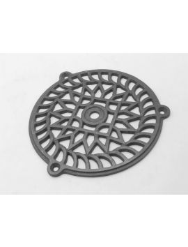 rooster maat 160mm in Blank ijzer.