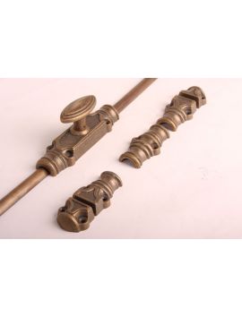 schuif esp + st maat 2400mm in Brons antiek.