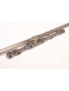 schuif esp + st maat 2400mm in Zilver antiek.
