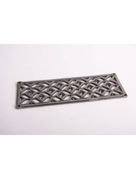 rooster maat 80 x 22mm in Zilver antiek.