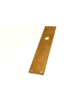 deurplaat maat 45 x 21mm in Brons antiek.