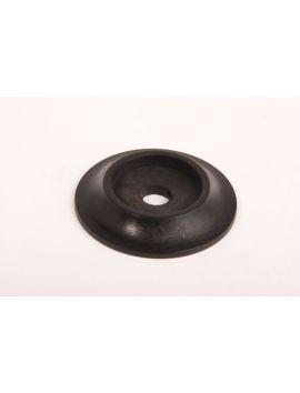 rozet maat 60mm in Zwart Ebbenhout.