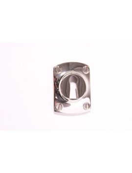 sleutelrozet maat 37mm in Blinkend nikkel.