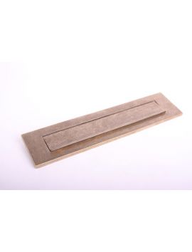 Letter plate Brass Antique 328mm