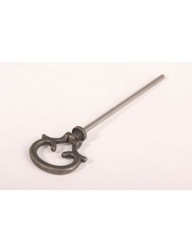 Raampen 5mm met zilver antiek greepje 44mm maat 44mm in Zilver antiek.