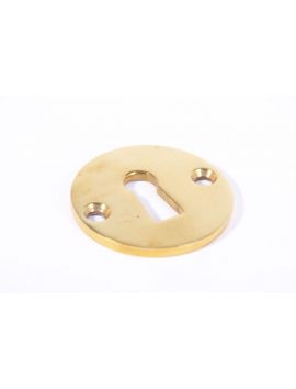 sleutelrozet maat 50mm in Messing Polijst.