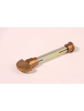 wc sluiting zonder rozetten maat 32mm in Brons antiek.