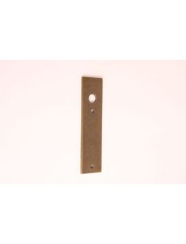 deurplaat maat 172mm in Messing Polijst.