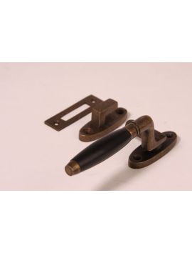 Casement window latch Brass Antique 140mm