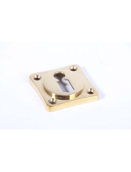 sleutelrozet maat 39mm in Messing Polijst.