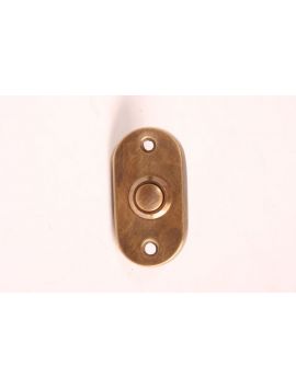 Doorbell push Brass Antique 29mm