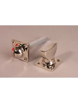 wc sluiting met rozet 968 maat 41mm in Blinkend nikkel.