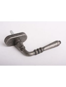 Draai kiep systeem met kruk 710 maat 135mm in Brons antiek.