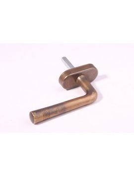 Tilt & Turn window handle Brass Antique 115mm