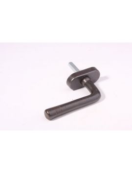 Draai kiep systeem met kruk 855 maat 115mm in Zwart.