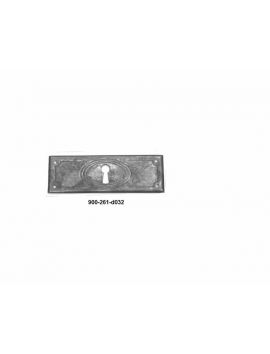 sleutelplaat maat 32mm in Brons antiek.