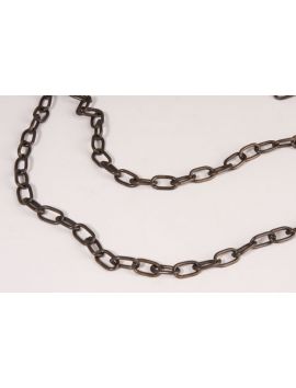 ketting per meter maat 12x42mm in Brons antiek.